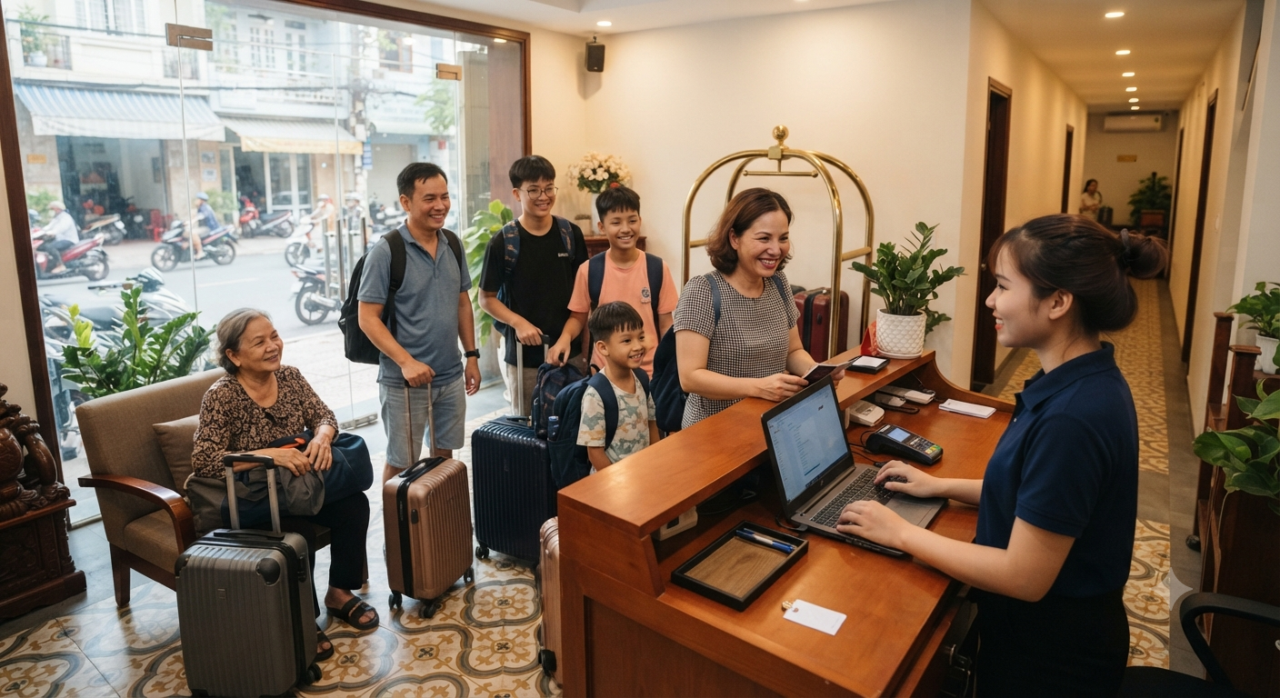 Những lưu ý quan trọng khi lưu trú nhóm đông người